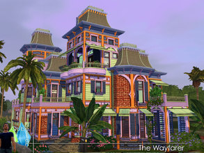 Sims 3 — The Wayfarer by qubedesign — Lost at sea? This over-the-top Gothic Victorian Revival is ideal for searching the