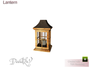 Sims 3 — Parisian Outdoor Lantern by deeiutza — By deeiutza @TSR