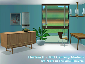 Sims 2 — Harlem II by Padre — More Mid Century style items for your cool mid-century sims