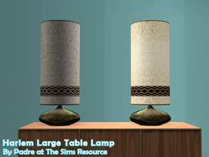 Sims 2 — Harlem II - Large Ceramic Table Lamp by Padre — More Mid Century style items for your cool mid-century sims