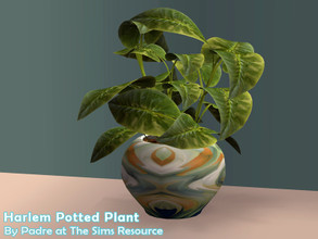 Sims 2 — Harlem II - Curly Planter by Padre — More Mid Century style items for your cool mid-century sims