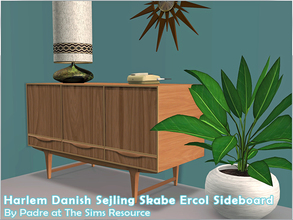 Sims 2 — Harlem II - Danish Sejling Skabe Sideboard by Padre — More Mid Century style items for your cool mid-century