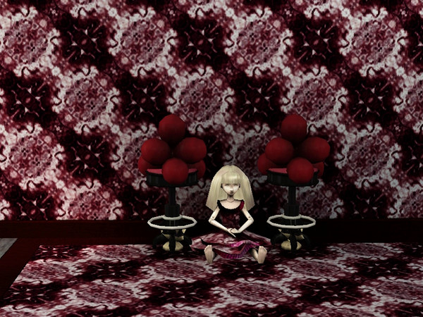 Sims 3 — -Vintage Damask 2 pattern by TrudieOpp — Vintage Damask pattern for your Sims3 home 4 patterns in this set