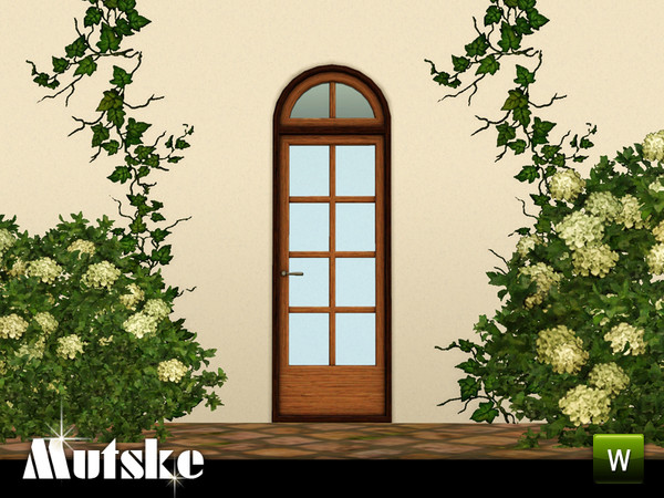 Sims 3 — Sevilla Door Single 2x1 by Mutske — This door is part of the Sevilla Contructionset. 4 Recolorable parts. Made