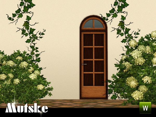Sims 3 — Sevilla Privat Door 1x1 by Mutske — This door is part of the Sevilla Contructionset. 4 Recolorable parts. Made