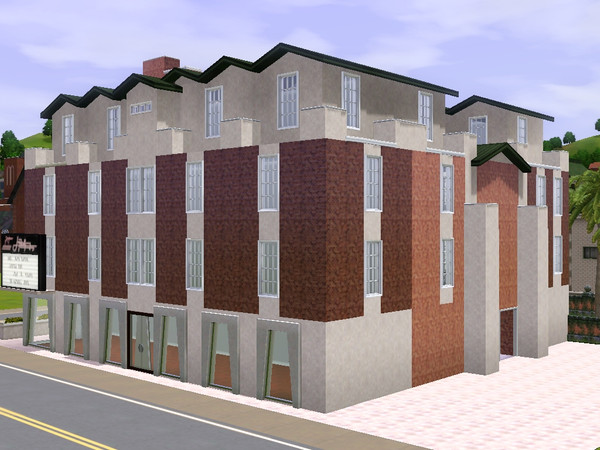 Sims 3 — Nieuw Amsterdam by simperfect1991 — A large public building based on the Amsterdamse School style. The building