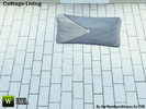 Cottage Living Long Sofa Pillow by TheNumbersWoman - Click to view and download separately!