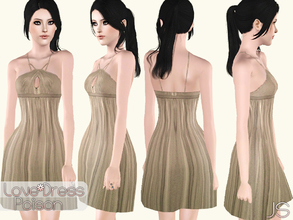 Sims 3 — Love Poison Dress by JavaSims — Here I have a soft, yet stylish dress for summer. With hundreds of wrinkles
