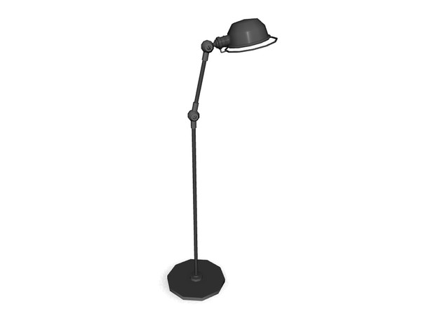 Sims 3 — Antique Industrial Floor Lamp by MarcusSims912 — by MarcusSims91 Antique Industrial Office Set 