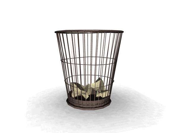 Sims 3 — Antique Industrial Vintage Waste Bin by MarcusSims912 — by MarcusSims91 Antique Industrial Office Set