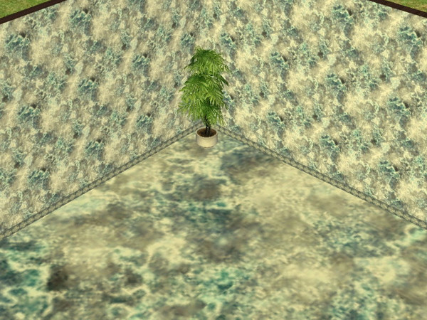 Sims 2 — Electric Marble Wall Set - cliff by zaligelover2 — Masonry walls.