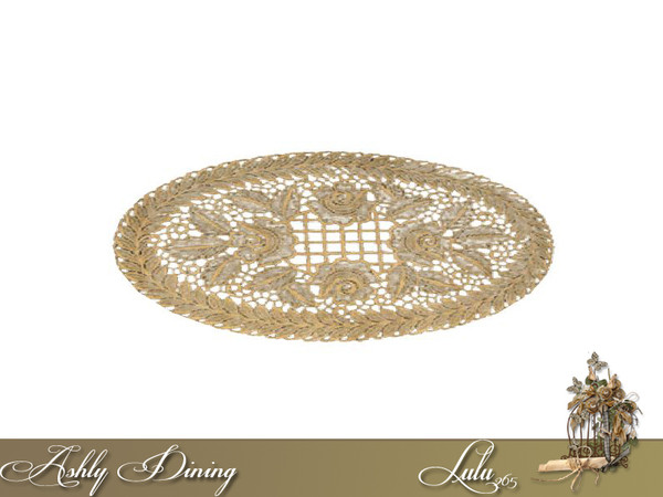 Sims 3 — Ashly Dining Table Cloth by Lulu265 — Part of the Ashly Dining Set CAStable Made bt Lulu265 for TSR