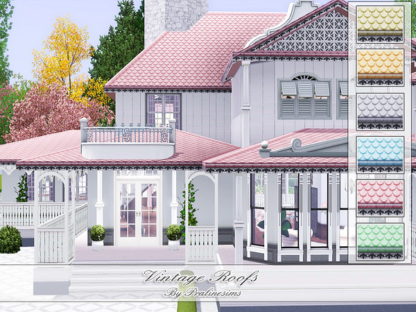 Sims 3 — Vintage Roofs by Pralinesims — By Pralinesims