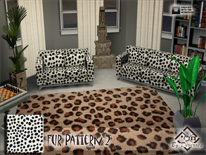 Sims 3 — Fur Pattern 2 by Devirose — Ecological fur but very realistic, ideal for your wild, adventures moments :D;