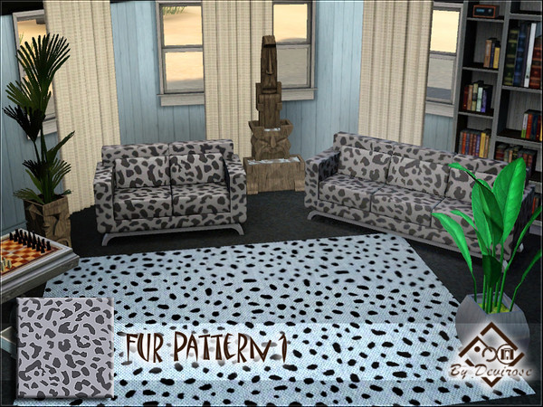 Sims 3 — Fur Pattern 1 by Devirose — Ecological fur but very realistic, ideal for your wild, adventures moments :D;