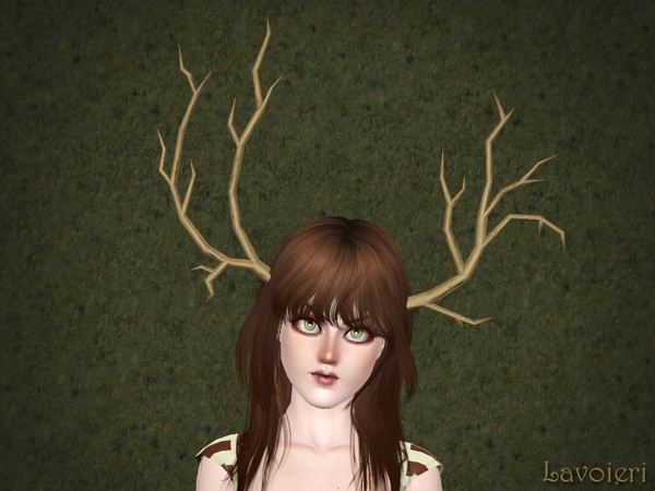 Sims 3 — Deer Horns by Lavoieri — Deer Horns by Lavoieri - for male and female sims; - teen, young adult, adult and
