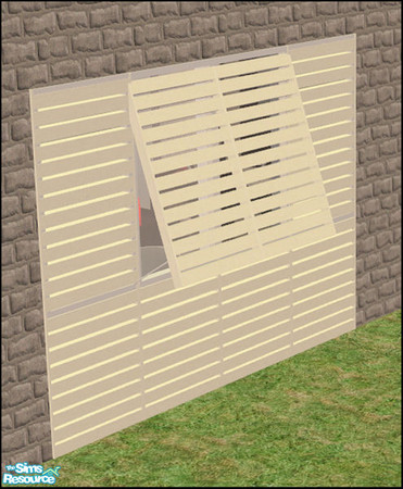 Sims 2 — Diane Windows - Diane Windowopen by Elize-37sims — The straight open window. This window is linked to the closed