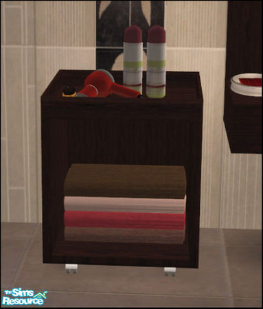 Sims 2 — Diane Recolor1 - Cabinet small by Elize-37sims — The second of two trolleys, top shelf can be used to place any