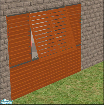 Sims 2 — Diane Windows Recolor 1 - open by Elize-37sims — The straight open window. This window is linked to the closed