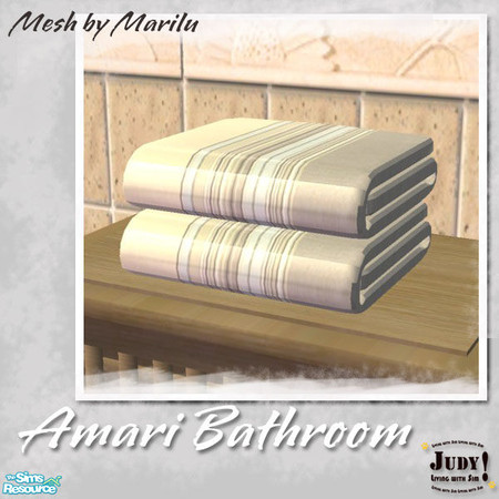 Sims 2 — Judy_Amari BathRoom - Towel by judyhugsnoopy — Recolor Marilu Brasil Bathroom. Hope you like it :D Please