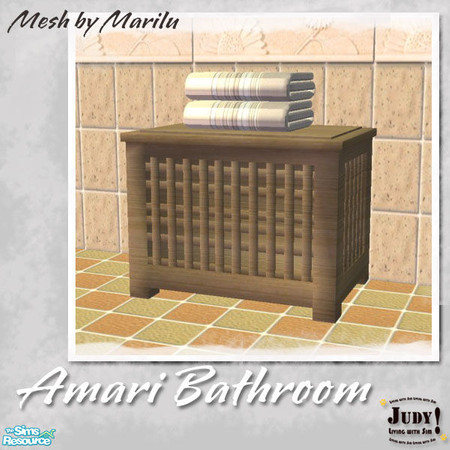 Sims 2 — Judy_Amari BathRoom - Counter by judyhugsnoopy — Recolor Marilu Brasil Bathroom. Hope you like it :D Please