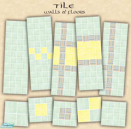 Sims 2 — Miskas Tile_7  Walls & Floors by miskas — Tile_7 Walls & Floors