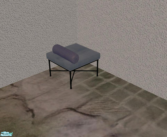 Sims 2 — PB Outdoor - recolor - Polstery - lblue - Pillowroll by ShinoKCR — 