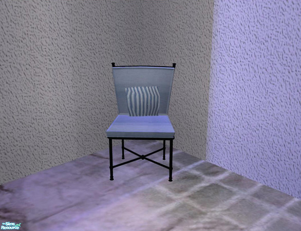 Sims 2 — PB Outdoor - recolor - Polstery - lblue - Diningchair by ShinoKCR — 