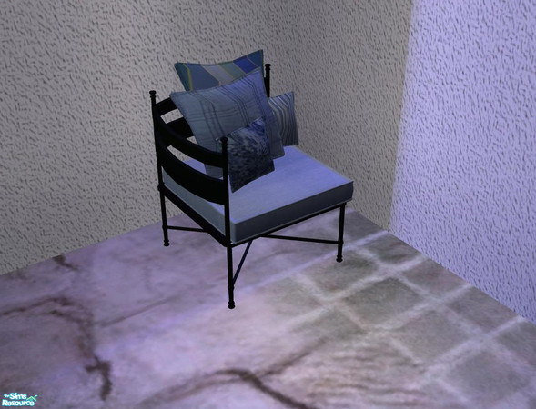 Sims 2 — PB Outdoor - recolor - Polstery - lblue - Pillows Corner l by ShinoKCR — 