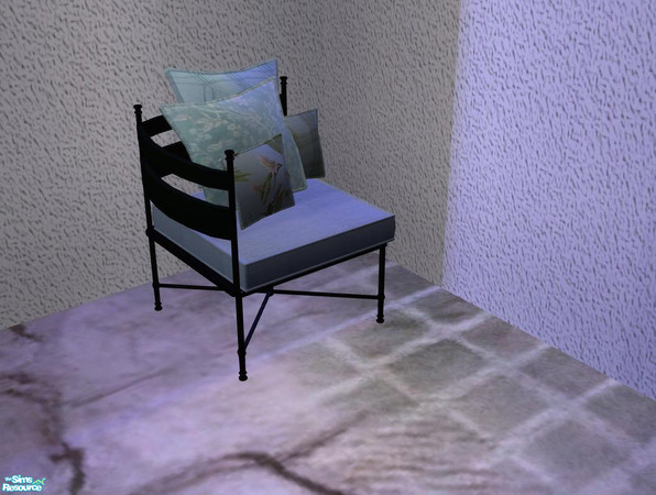 Sims 2 — PB Outdoor - recolor - Polstery - lblue - Pillows Corner l by ShinoKCR — 