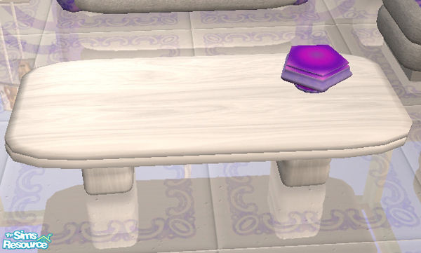 Sims 2 — Ribble Lounge - Coffee table recol1 by Cloisonne — 