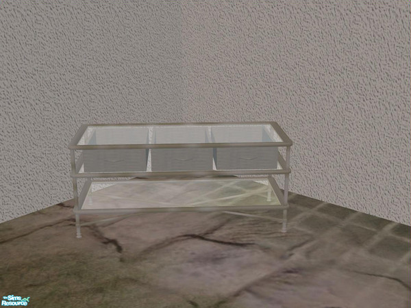 Sims 2 — PB Outdoor - recolor - Castiron white - Sideboard by ShinoKCR — 