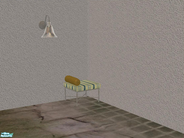 Sims 2 — PB Outdoor - recolor - Castiron white - Pillows Armchair by ShinoKCR — 