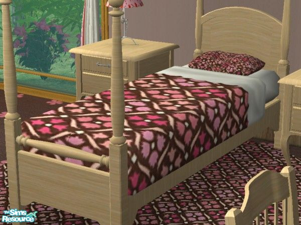 Sims 2 — TC 52 Pink Girl - Bedding by EarthGoddess54 — Part of the Pink Girl bedroom. Textures by ImmeK, made for Texture