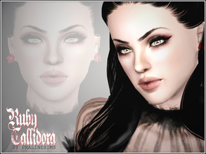 Sims 3 — Ruby Callidora by Pralinesims — Ruby Callidora, beautiful girl with pale skin, interesting eyes and black hair!