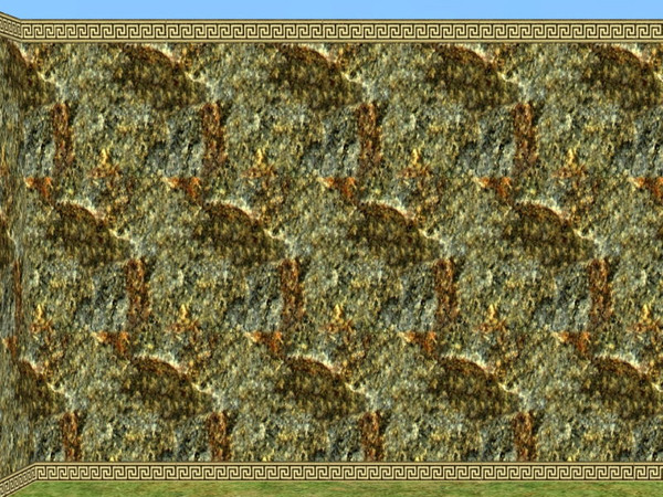 Sims 2 — Watching Marble Wall Set - Meesha-watchwmantique by zaligelover2 — A set of masonry.