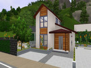 Sims 3 — Japanese Modern Cottage by grodyca — Welcome to your modern Japanese Cottage! This house has been renovated,