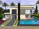 Sims 3 — Modern Cream Villa by Aldo852 — Modern Cream Villa is modern 2 bedrooms house on two floors for large Sims