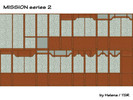 Sims 2 — Mission Walls - SET 2 by Helena — Made for a little bit better choice from \"Mission\" walls, which