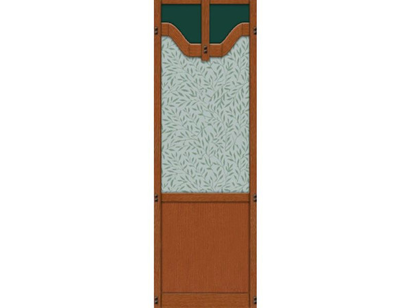 Sims 2 — Mission Green Leaf Wall 21 by Helena — Made to match to \"Mission\" walls, which came with TS2 EP