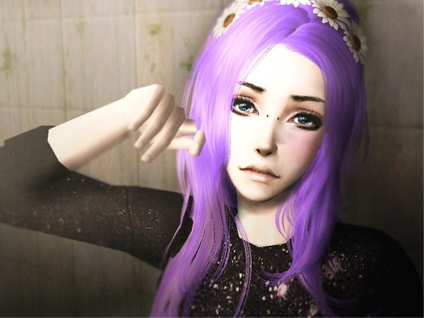 Sims 2 — Hana by paperBrain2 — The name Hana means flower. 