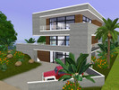 Sims 3 — Concrete Villa by Aldo852 — Concrete Villa is a very modern huge house on 3 floors with 3 bedrooms, 3 bathrooms.