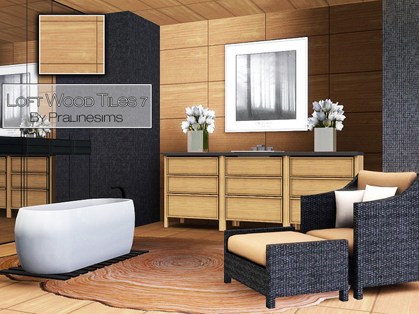 Sims 3 — Loft Wood Tiles 7 by Pralinesims — By Pralinesims