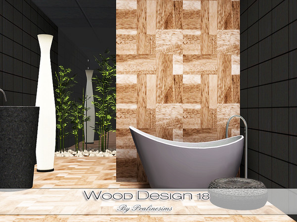 Sims 3 — Wood Design 18 by Pralinesims — By Pralinesims: Wood