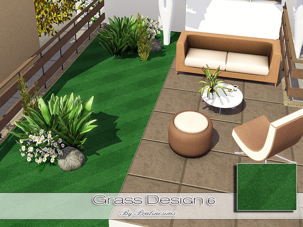 Sims 3 — Grass Design 6 by Pralinesims — By Pralinesims: Miscellaneous