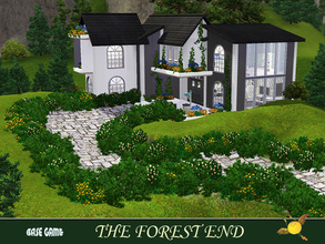 Sims 3 — evi The Forest End by evi — A combination of traditional and modern materials consist this lot. 2nd floor: a big