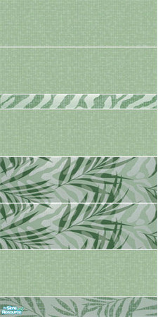 Sims 2 — Capri wall set - green 2 by mayskaya — 
