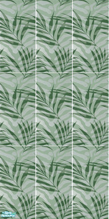 Sims 2 — Capri wall set - green 6 by mayskaya — 