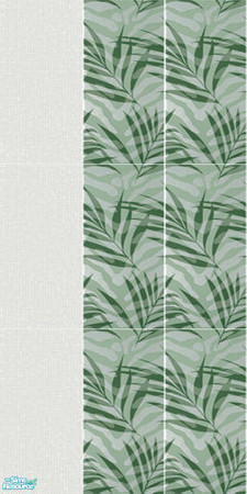 Sims 2 — Capri wall set - green 7 by mayskaya — 