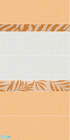Sims 2 — Capri wall set - orange 5 by mayskaya — 